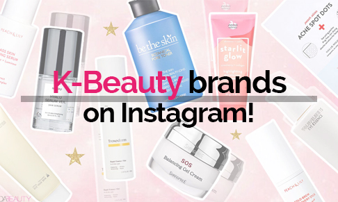 K-Beauty brands on Instagram!